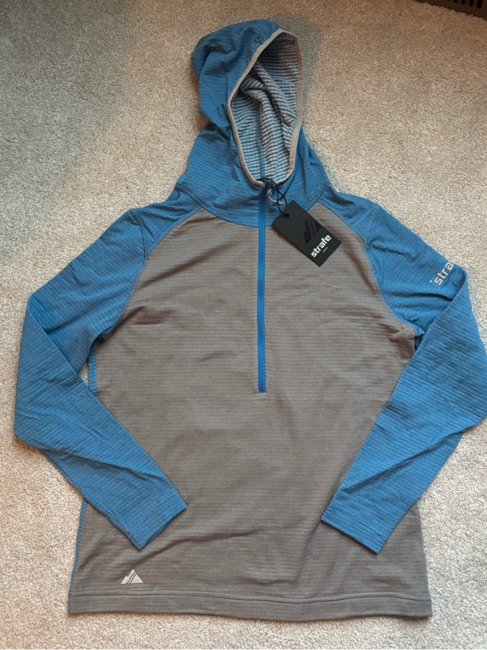 Strafe Baseball Hoodie Half-Zip Pullover NWT Size Large
